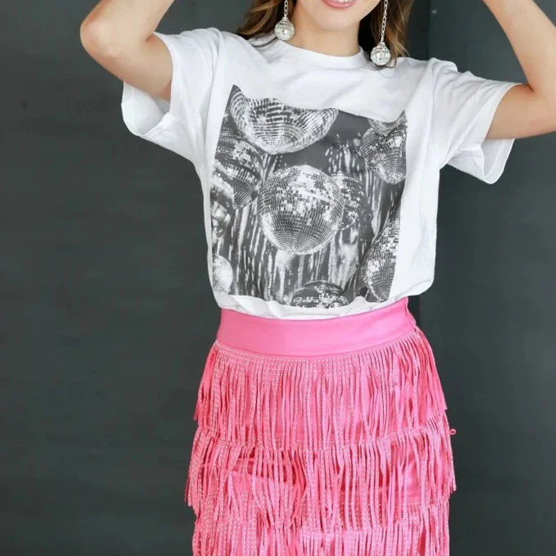 T-shirt Chang Ball pour femme, T-shirt vintage esthétique, ChimFashion, Musique, Interdiction, Enterrement de vie de jeune fille, Y2k, Grunge, Y-At