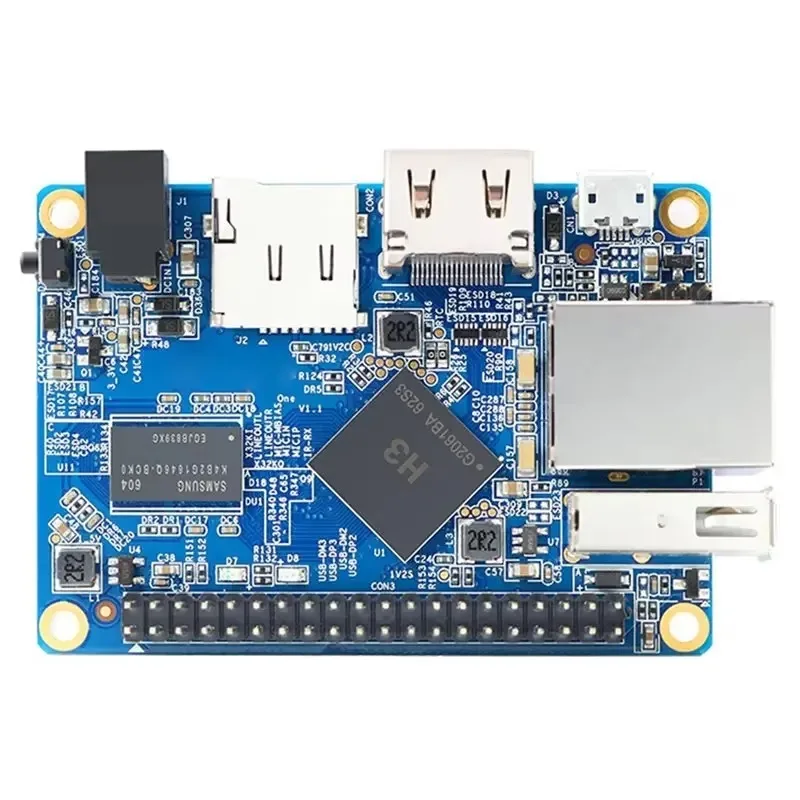 VoFSFor Orange Pi One 1GB RAM Mini PC Allwinner H3 Soc DDR3 Quad-Core Single Board Support Android Linux Development Board