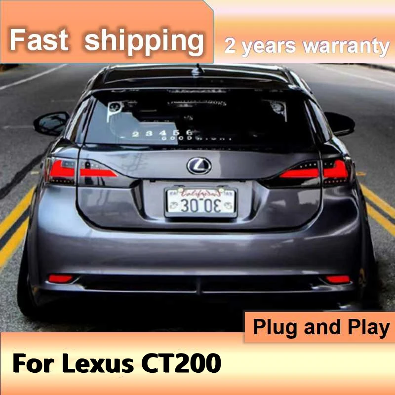 

Car Accessories for Lexus CT200H Taillight 2011-2016 CT200 Tail Light Rear DRL Fog Brake Turn Signal Reversing