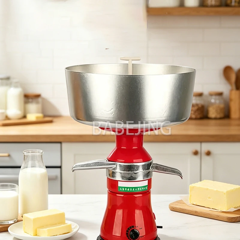 BABEJING Stainless Steel Milk Skimmer 80-100L/Hour Butter Cheese Separator for Dairy Processing