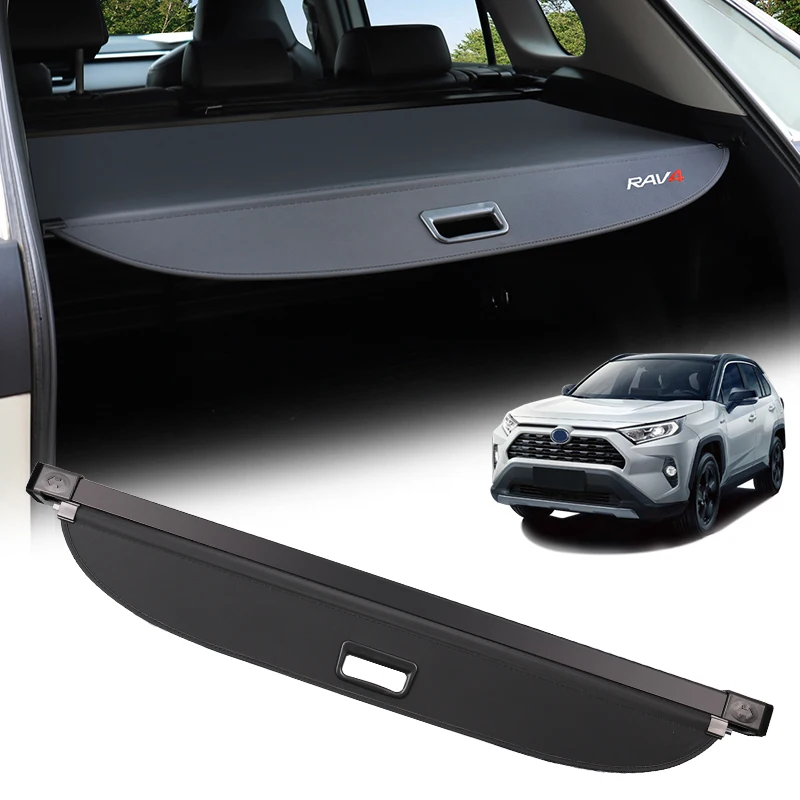 Cargo Cover Car Interior Retractable trunk cargo cover for car back Outdoor Portable Luggage cover For SUV Toyota Rav4 2022 2023