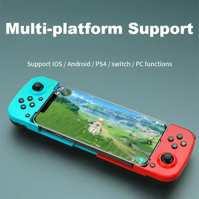 Mobile Phone Wireless Controller for PC Gamepad Bluetooth Android PUBG Joystick for PS3/PS4/Switch Joypad D3 Retractable Control