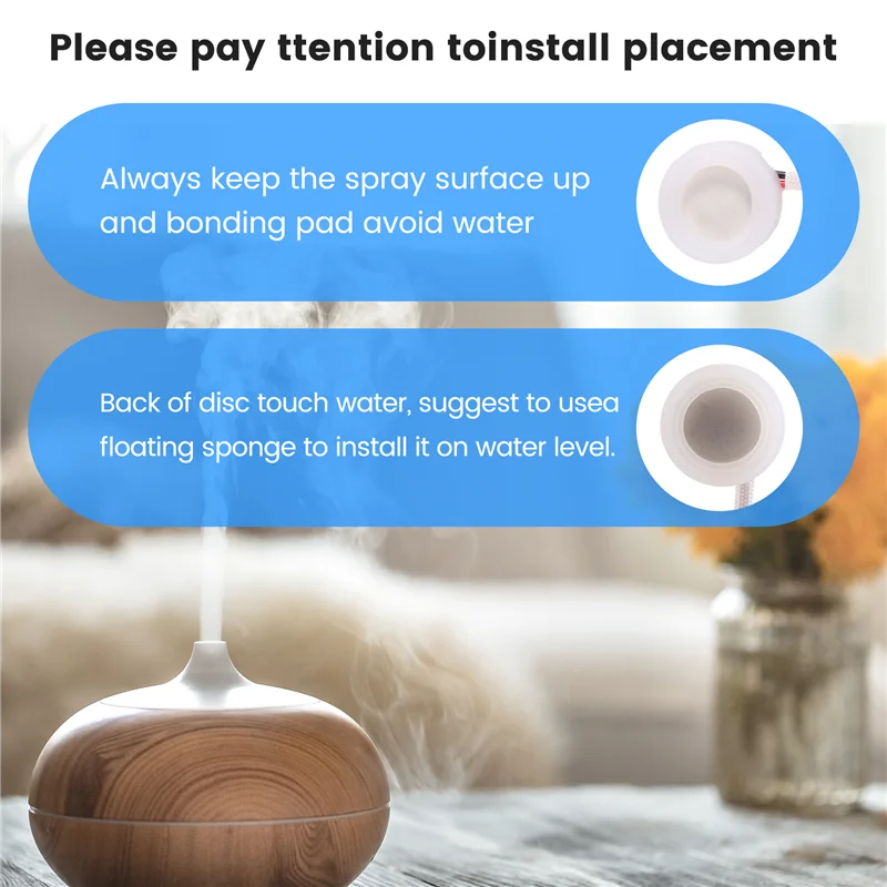 5 шт. 16 мм 1,7 МГц ультразвуковой датчик тумана, детали увлажнителя, распылительная головка