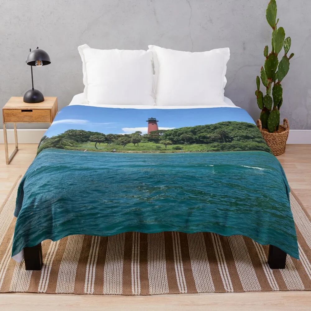 

JUPITER LIGHTHOUSE Throw Blanket