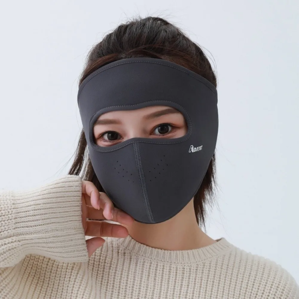 Maschera unisex autunno inverno Maschera integrale calda e traspirante Maschera da ciclismo antipolvere anti-freddo Protezione per le orecchie