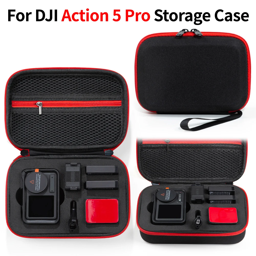 Storage Bag for DJI Osmo Action 5 Pro Sports Camera Pressure and Shock Resistant Dust Resistant