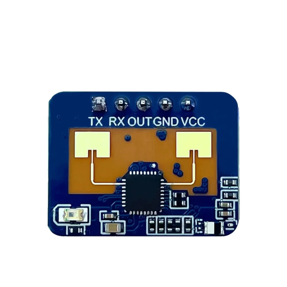 24GHz Human Presence Detection Module LD2410C with Wireless Connectivity and Dual UART GPIO Output for Enhanced Motion Sensing