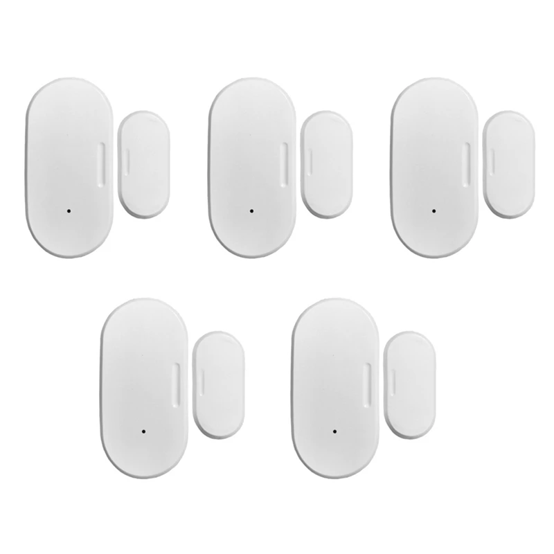 5X Tuya Zigbee Door & Window Sensor Smart Home Automation Security Protection Smartlife APP Alarm Remote Real-Time Push