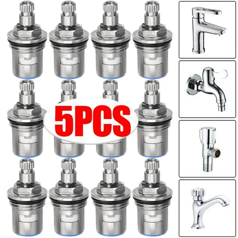 304 Stainless Steel Faucet Cartridges Universal Replacement Tap Inner Valve Core Kitchen Home Faucet Accessory Bathroom Fixture