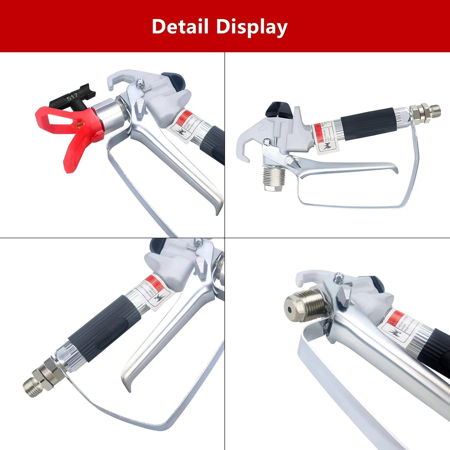 Imagem -06 - Airless Pintura Pulverizador Gun Tip Guard Airbrush Filtros Bocal Airless Ferramenta 11 1121 31 38 45 15621