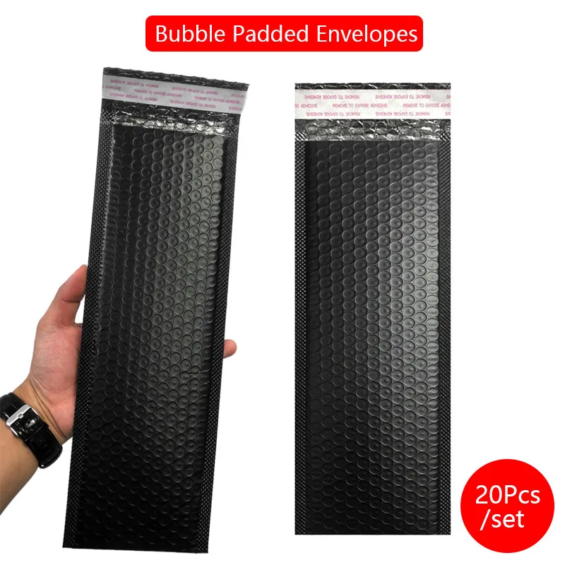 20Pcs Bubble Envelope Bag Waterproof Shockproof Thickened Mail Bag Clothing Express Packing Bag Logistics Transportation Pack