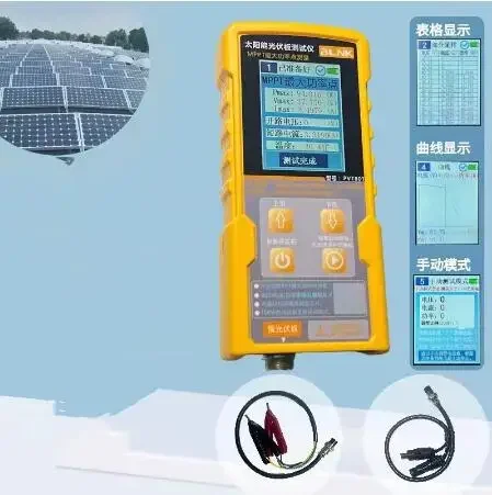 PVT801 Photovoltaic Panel Multimeter Solar Panel MPPT Tester Power Meter Ammeter Open Circuit Voltage Test 800W LCD Display