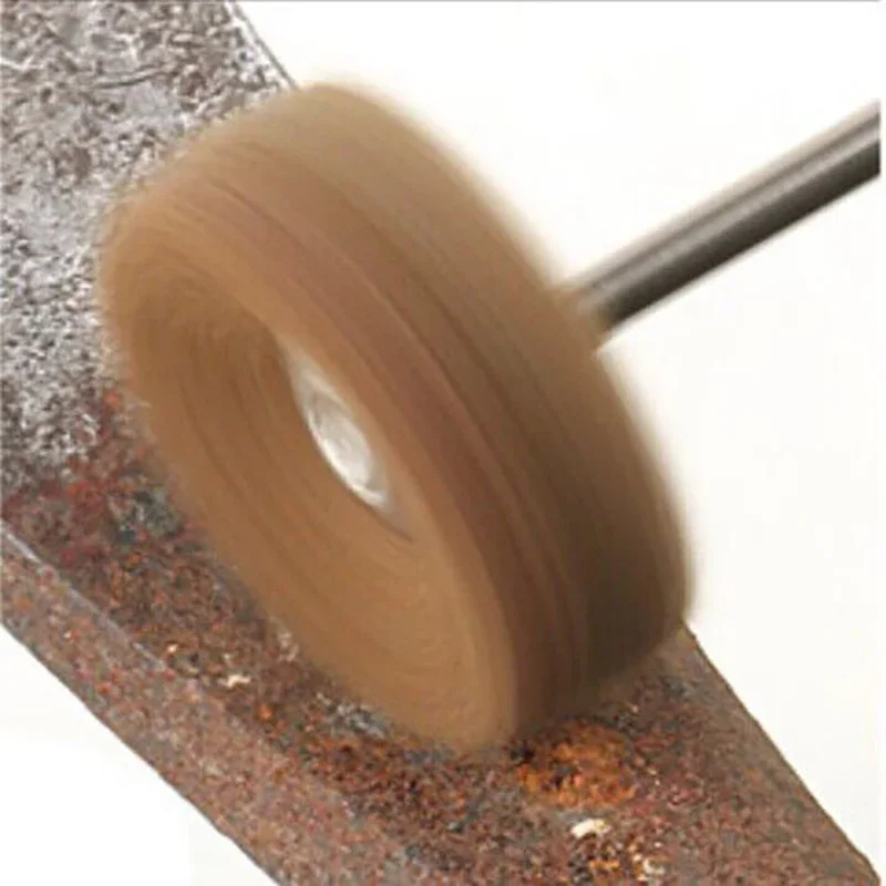 5-20 stücke Mini Bohrer Schleif Pinsel Nylon Polieren Polieren Rad Dremel Rotary Hand Werkzeug Zubehör Set Rost Entferner