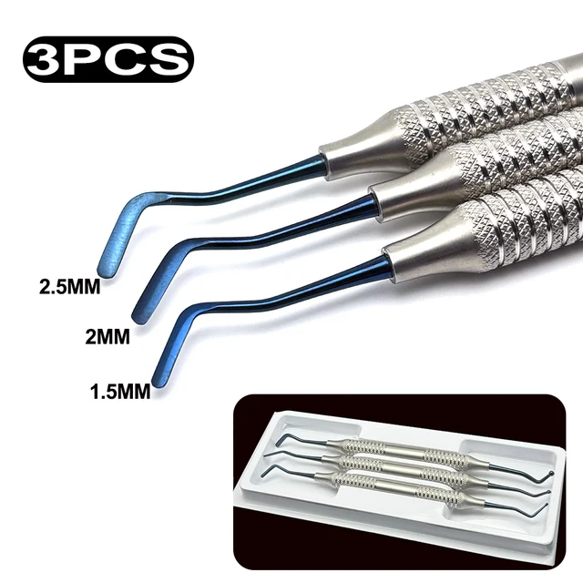 3 sztuk/zestaw szpatułki z żywicy dentystycznej kompozytowa głowica wypełniająca zestaw wypełniaczy z żywicy narzędzia do naprawy dentystów narzędzia dentystyczne