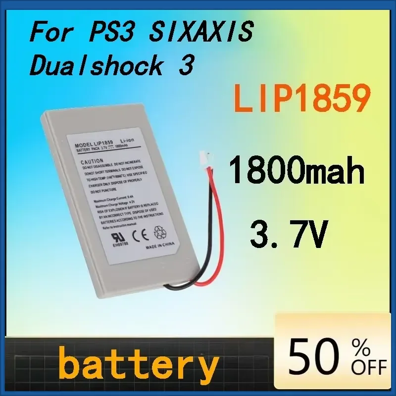 

10pcs 1800mAh LIP1859 Battery for Sony PS3 SIXAXIS Dualshock 3 Wireless Controller CECHZC2E CECHZC2U High-Quality