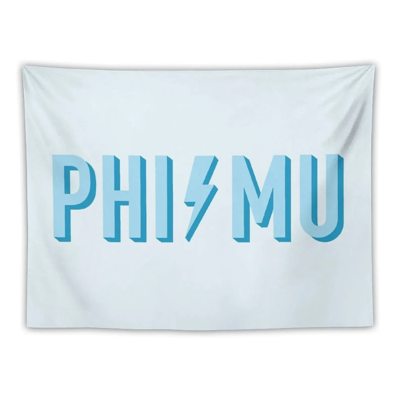 

Phi Mu Blue Lightning Tapestry Luxury Living Room Decoration Christmas Decoration Decorations For Your Bedroom Tapestry