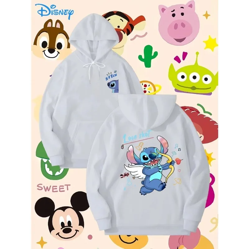 

Disney Lilo & Stitch с милым узором и 3D принтом для повседневного отдыха, спорта на открытом воздухе, свободная, удобная, для бега, медленной прогулки, модная домашняя толстовка