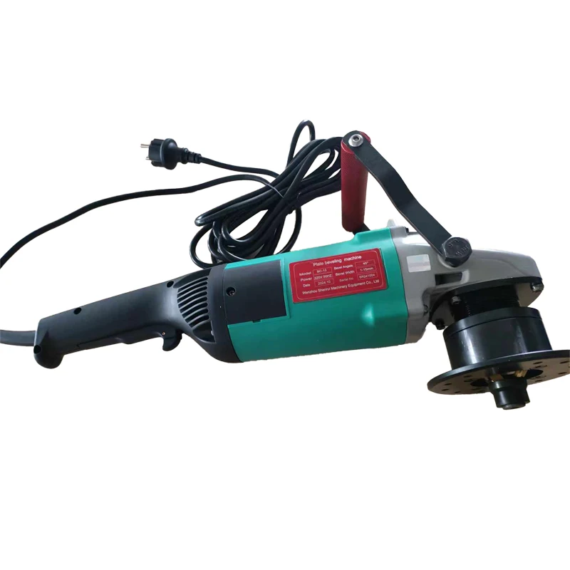 BC-15 Portable 220V Multifunctional Manual Plate Beveling Chamfering  Machine 1-15mm