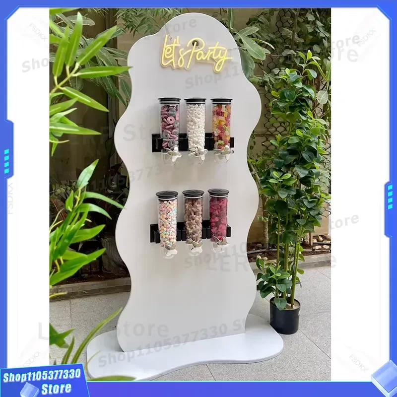 White Pink PVC Acrylic Candy Wall for Wedding Banquet Arch High Quality Background Display Event Decoration Suitable for