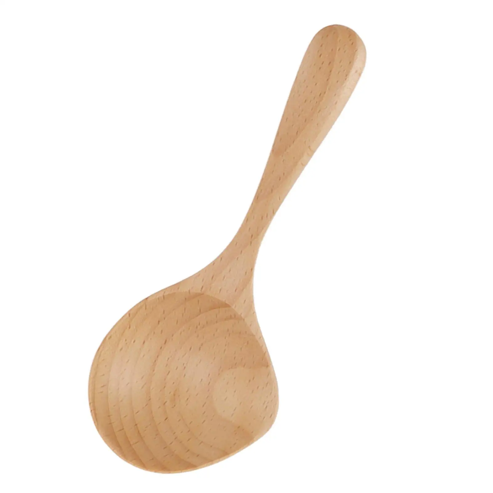 Elegant Wooden Soup Spoon – Exquisite Craftsmanship, Space-Saving Design for home Use