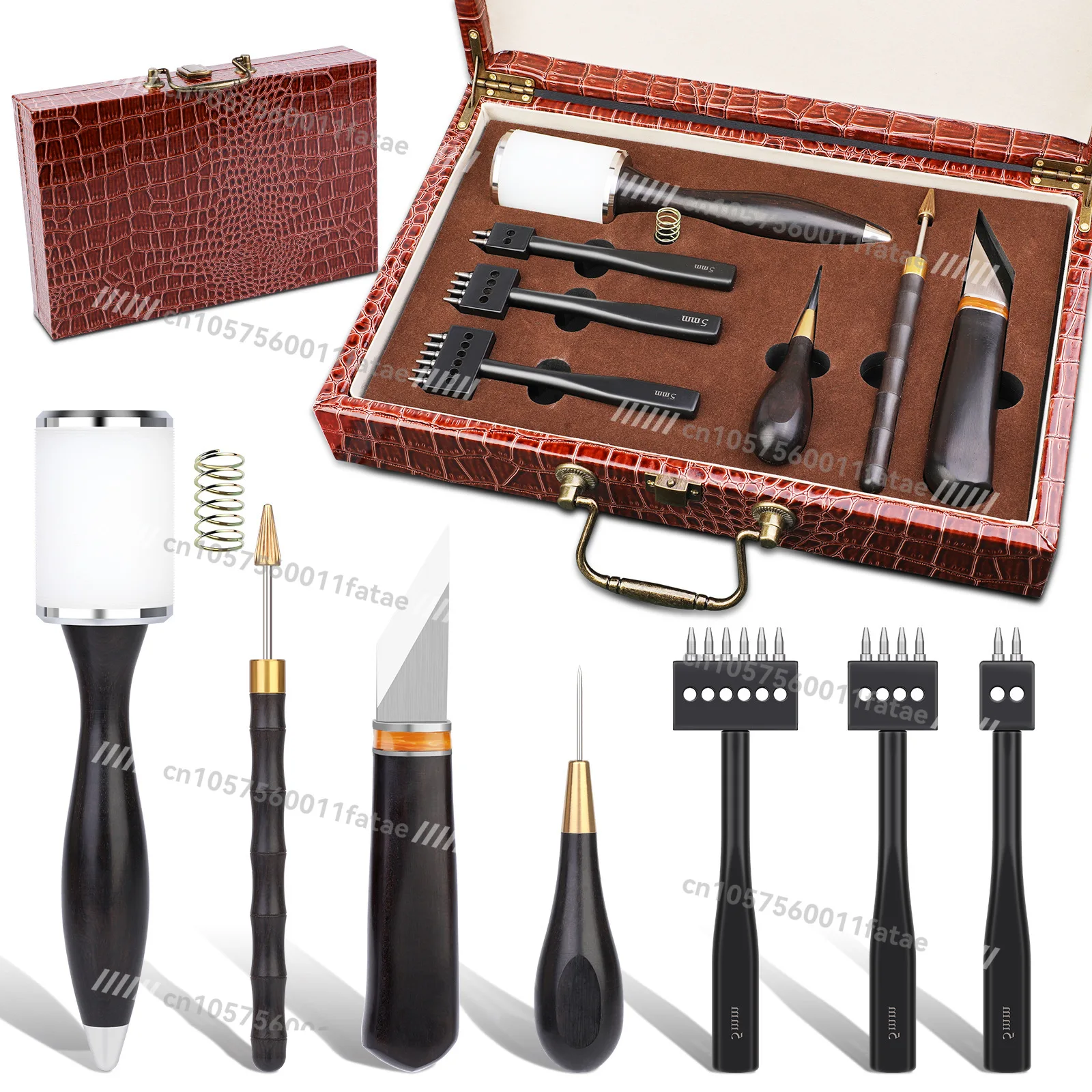 

Hand Tool Set Boutique Leather Box Packaging Professional