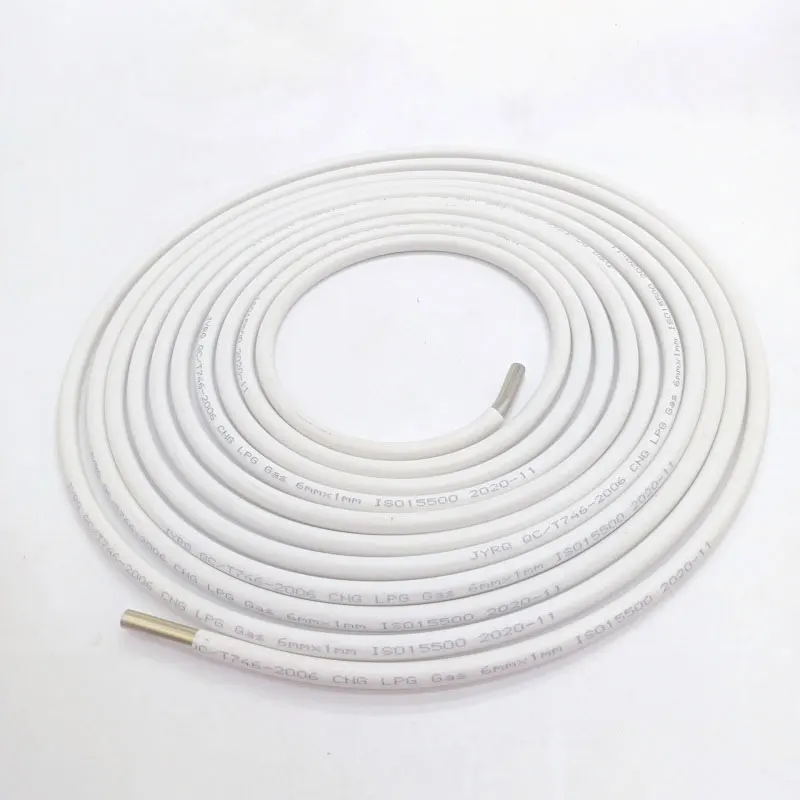 Dual Fuel Injection Gasoline Vehicles 6mm Methane Seamless Steel Tube LPG/CNG Gas High Pressure Tube