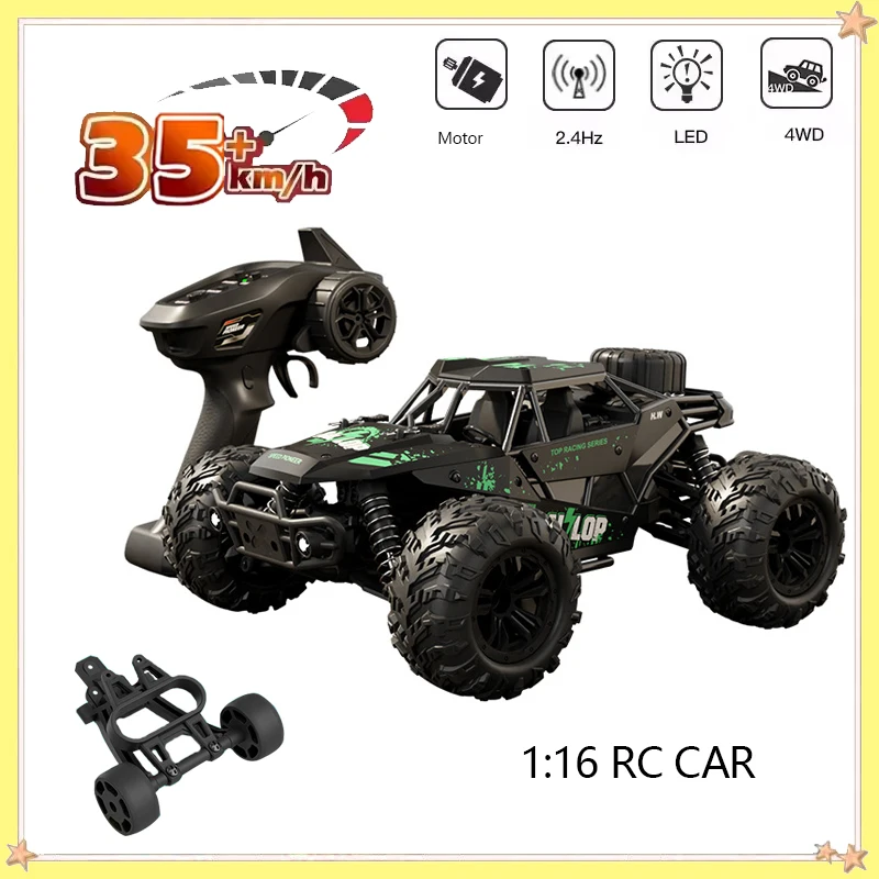 

Радиоуправляемый 1/16 Радиоуправляемый Offroad 4x4 Радиоуправляемые автомобили с дистанционным управлением Модель автомобиля Игрушечные машинки для мальчиков Матовый двигатель с колесом гарнитуры Праздничные подарки