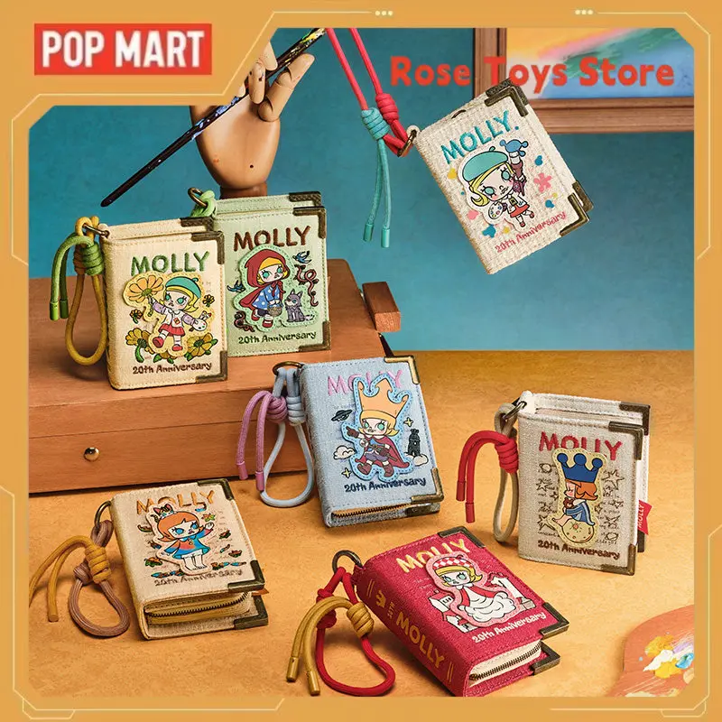 

Оригинальный альбом POPMART Molly к 20-летию: коллекционная серия «Пейзажи на пути» (Blind Box), держатель для карточек Pop, подарки