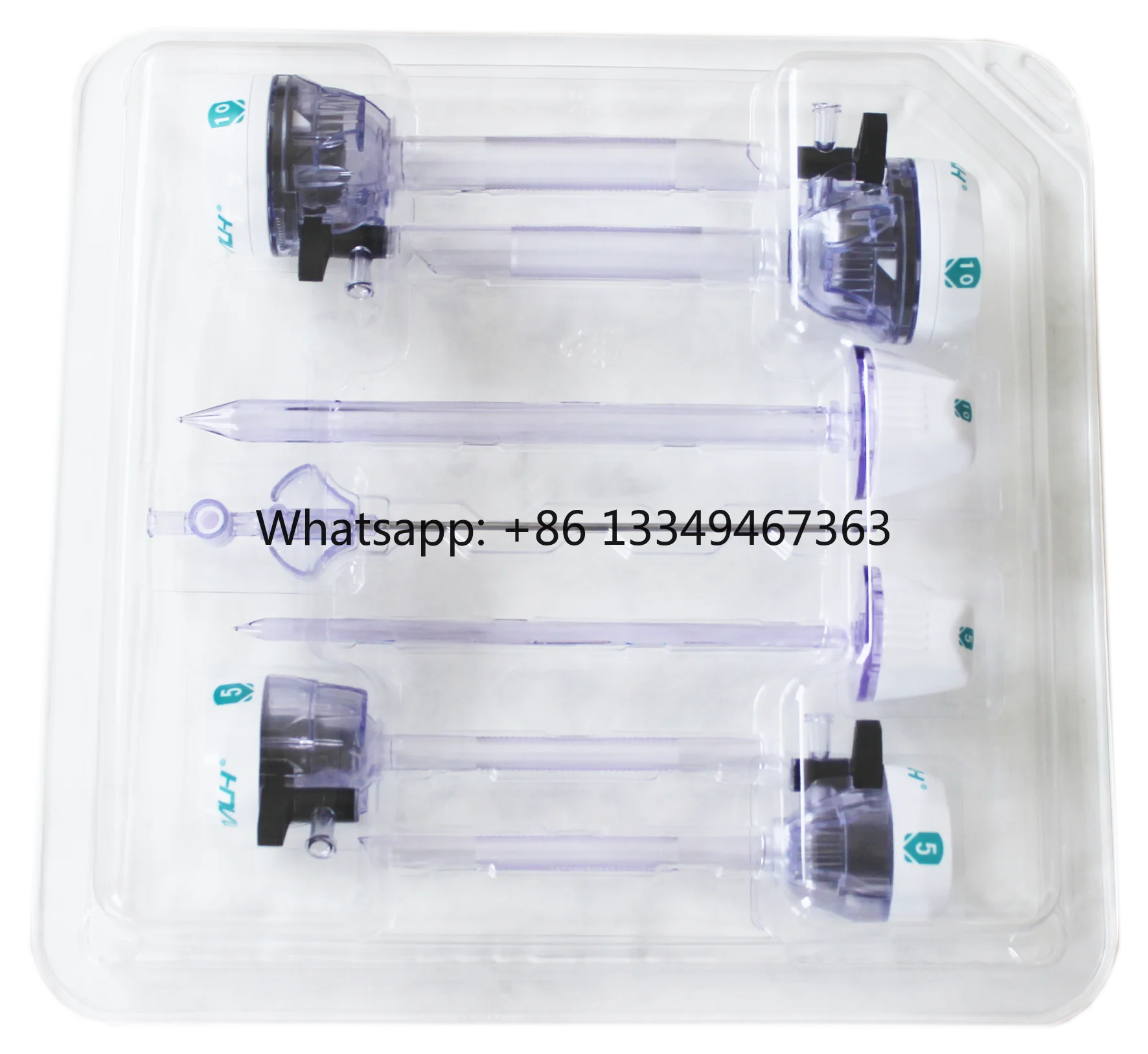 Disposable Trocars Set With Cannulas+Obturators +Veress + Endobags