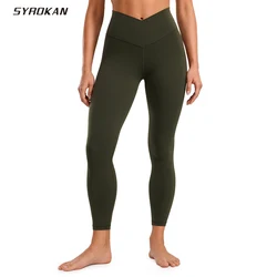 Womens Butterluxe Cross Waist Workout Leggings 25