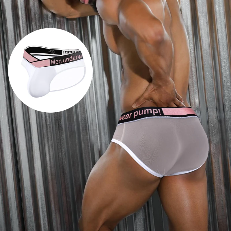 섹시한 남성용 팬티 스티치 초투명 스포츠 로우 웨이스트 편안한 속옷 남성용 솔리드 컬러 심플 남성용 반바지 독특한 속옷 CoupleSurprise 수분 흡수 스너그 브리프