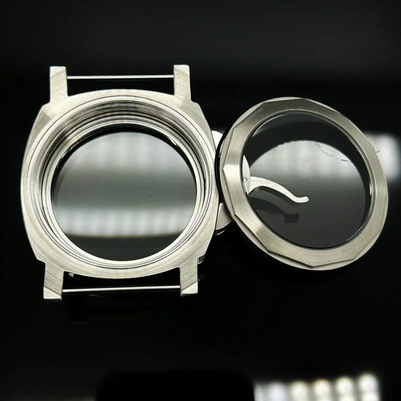 Корпус из нержавеющей стали с ручным управлением, 44 мм, для PM Pilot ETA6497/98 ST3600/20, автоматический механизм, циферблат 34,5 мм, без логотипа, корпус для часов