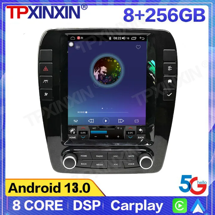 

256G Android 13 Car Multimedia For Buick Enclave 2009-2013 Car GPS Navigation Headunit Auto Stereo Radio Wireless Carplay 12.1''