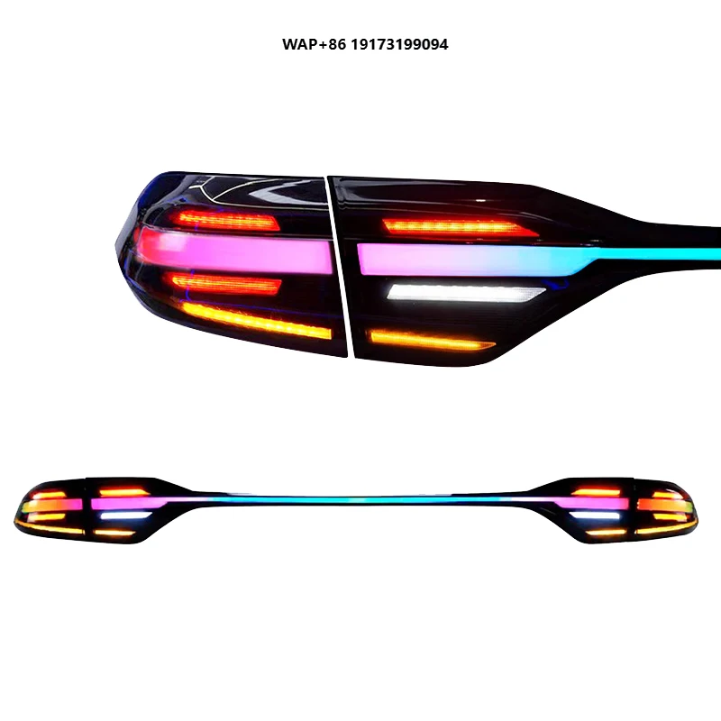 

for Toyota-Corolla 2019 2020 2022 Taillights Assembly DRL Fog Light Rear Light Upgrade RGB Plug and Play Rear Lamp