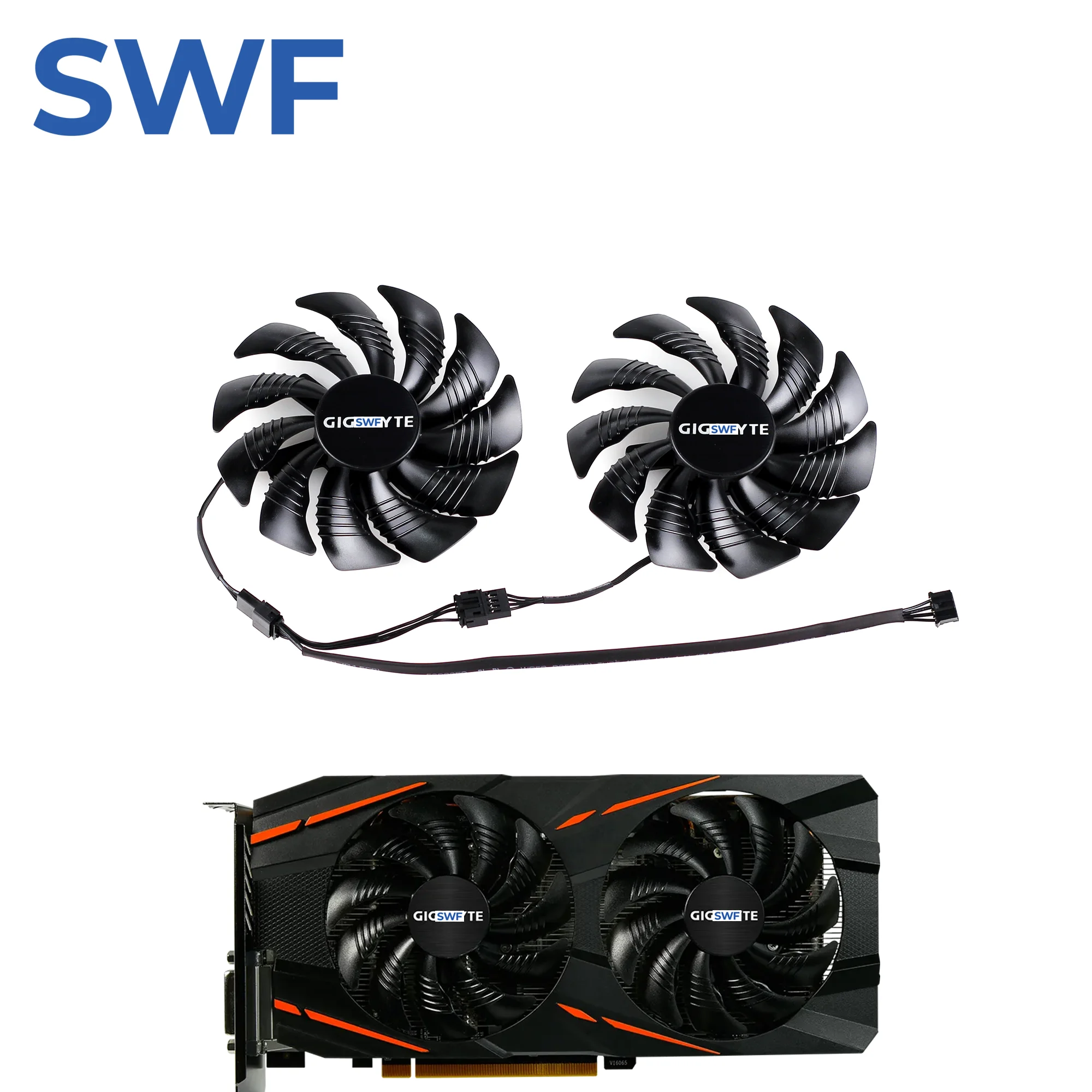88MM T129215SU P106 Cooling Fan For Gigabyte GTX 1060 1050 1070 960 RX 470 480 570 580 Graphics Card Cooler Fan PLD09210S12HH