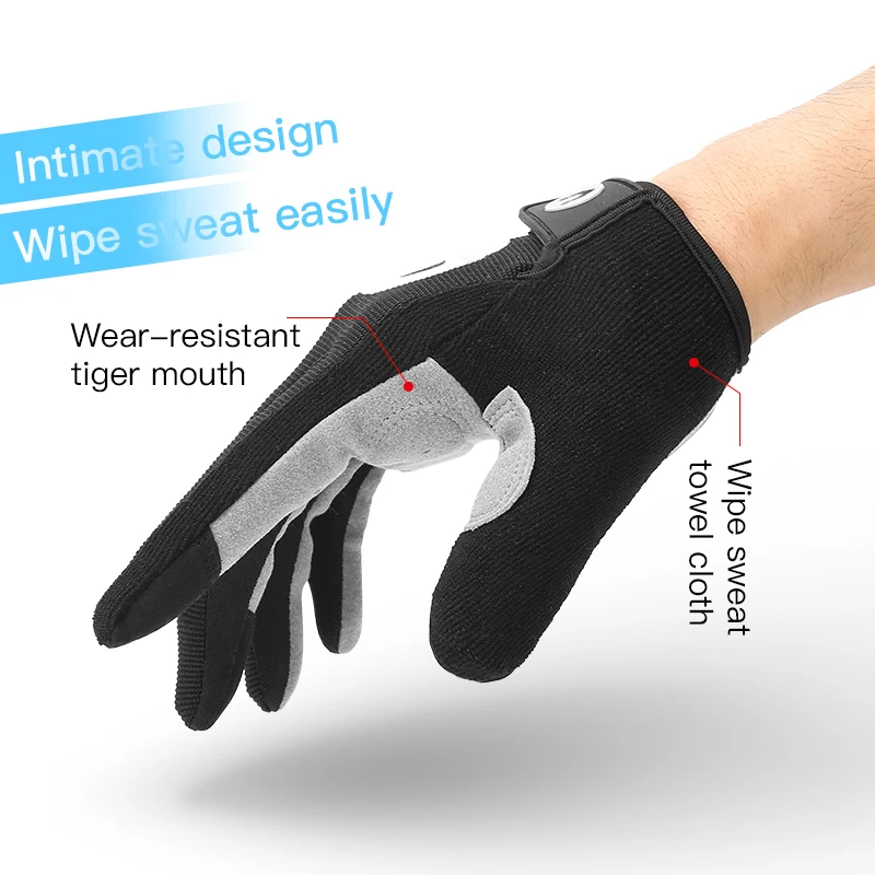 MTB Bike Sports Cycling Gloves Full Finger Men Women Running Fitness Gym Spring Summer Riding Motorcycle Gloves