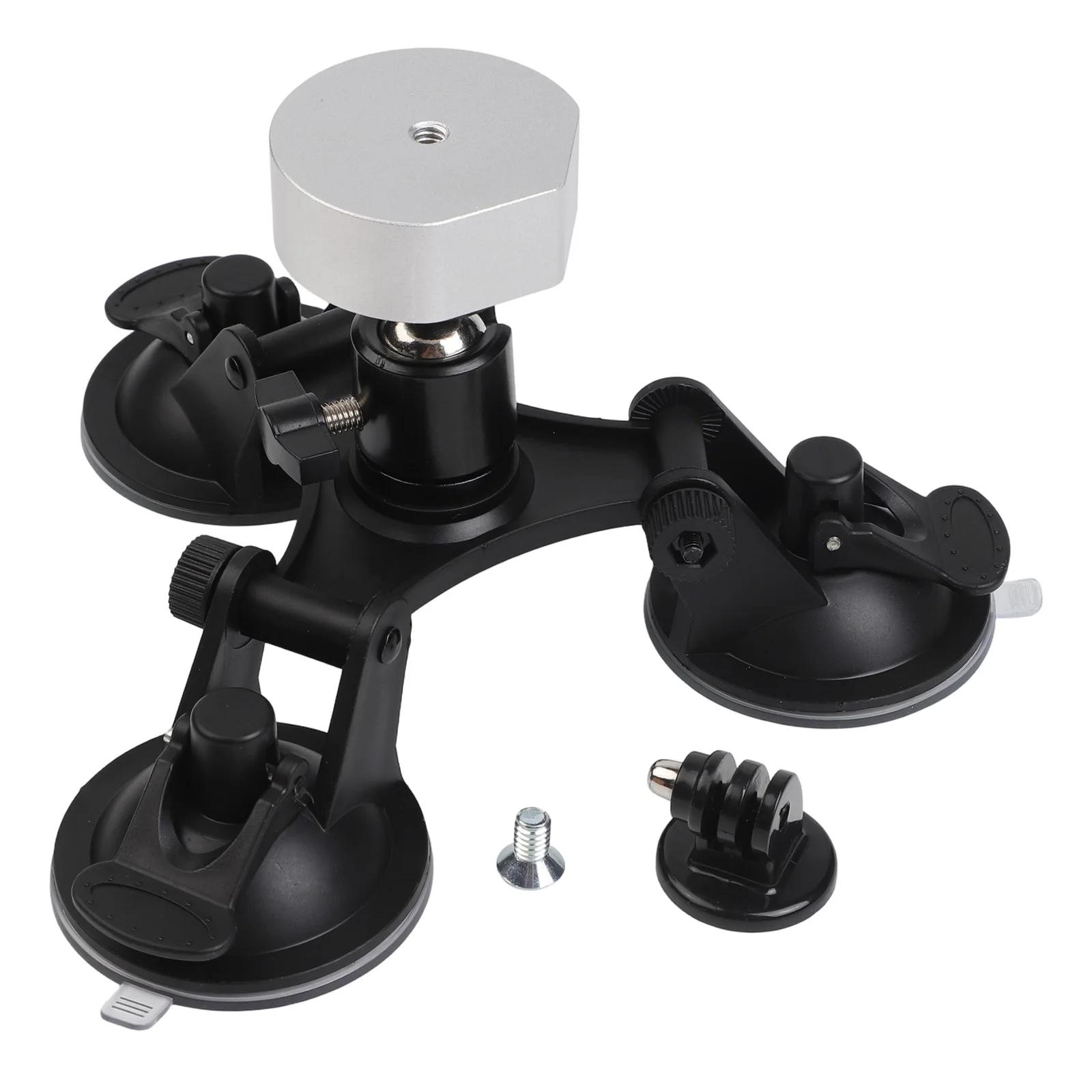 Outdoor Installation Bracket Car Accessories 180 Degree Rotation Aluminum Alloy Compact Storage For Smooth Surfaces
