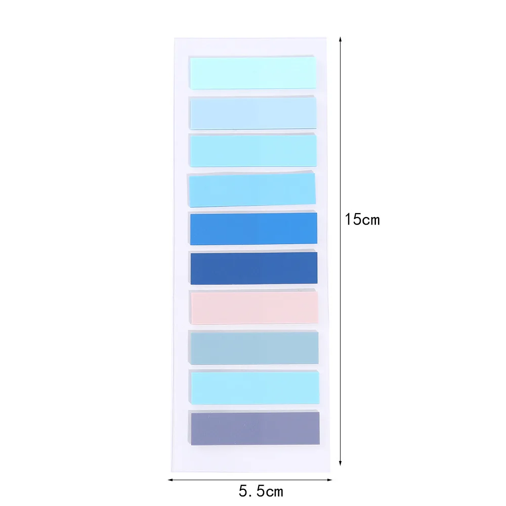 Notas Adhesivas transparentes, pestañas de índice, banderas de flecha, notas adhesivas para marcador de página, pegatinas de planificador, oficina y escuela, 200 hojas