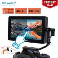 FEELWORLD F6 PLUS V2 Touch Screen Monitor 5.5 inch on Camera DSLR Field Monitor 3D LUT 1920x1080 4K HDMI Video Camera Monitor