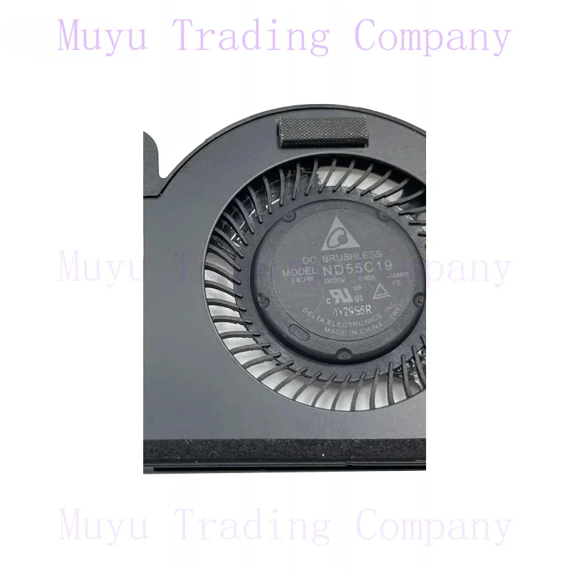 New Original For Dell XPS 13 9370 9380 Laptop CPU Cooling Fan 3.4CFM ND55C19 DC05V 0.4A 4PIN D P/N 0980WH 980WH