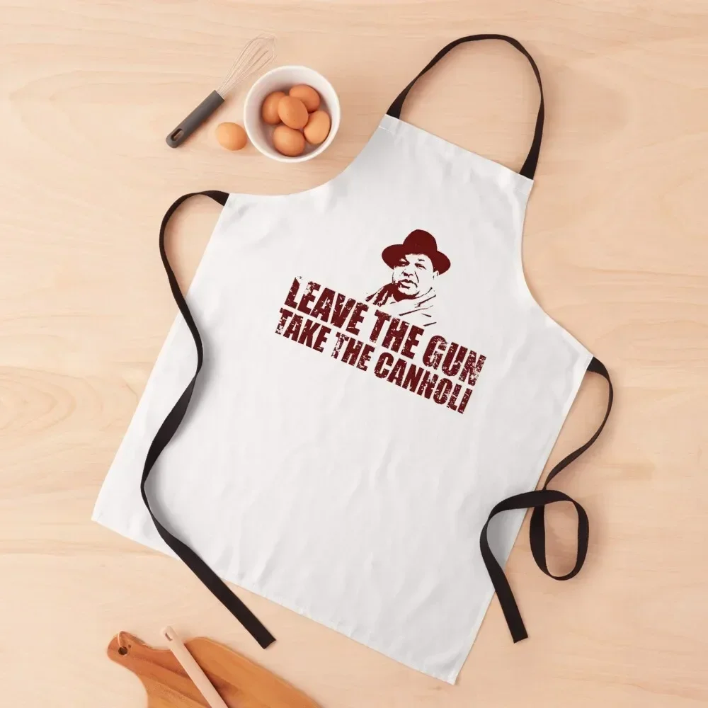 

Leave The Gun Take The Cannoli Apron Kitchens Woman Cleaning Products For Home Apron