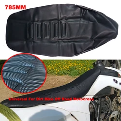 Funda de asiento suave antideslizante para motocicleta, accesorio para EXC, SX, SXF, HONDA, CRF, YAMAHA, YZF, KAWASAKI, KXF, Motocross todoterreno, 785MM