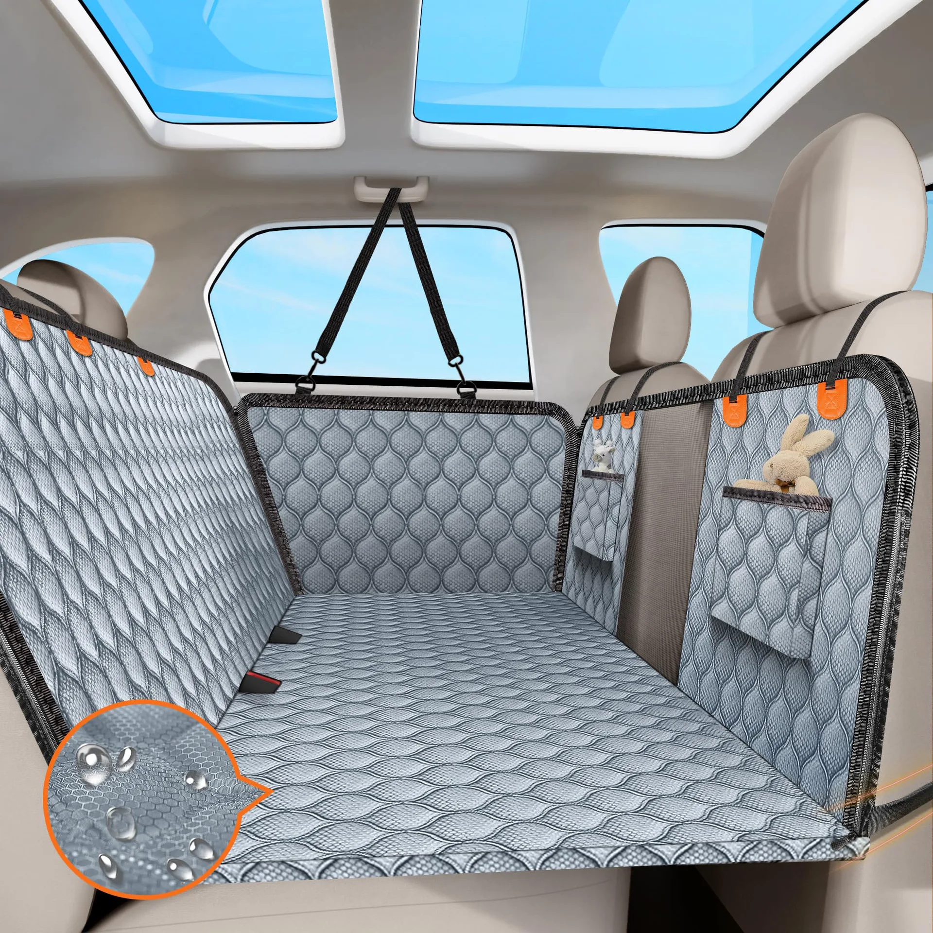 Funda protectora para asiento - Dog Car Seat Cover Waterproof Back Seat reseña y precio