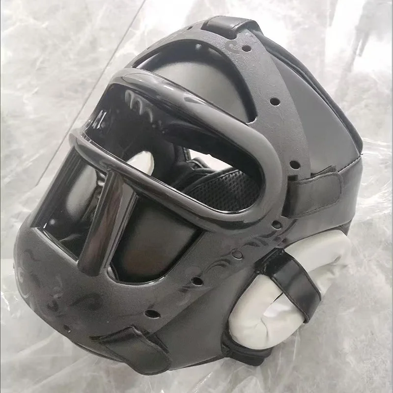 

Взрослый унисекс Санда Бокс Боевая маска для лица Шлем Детское оборудование для спарринга по боевым искусствам Головной убор для свободного боя ММА Головной убор Pro