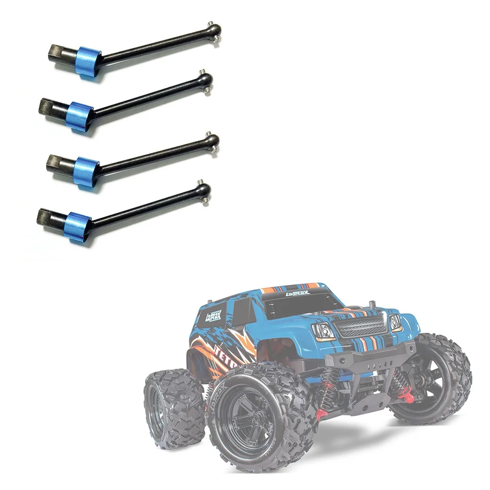 

WOWFU-4Pcs Metal CVD Drive Shaft Driveshaft For Traxxas Latrax Teton 1/18 RC Car Upgrade Parts Accessories