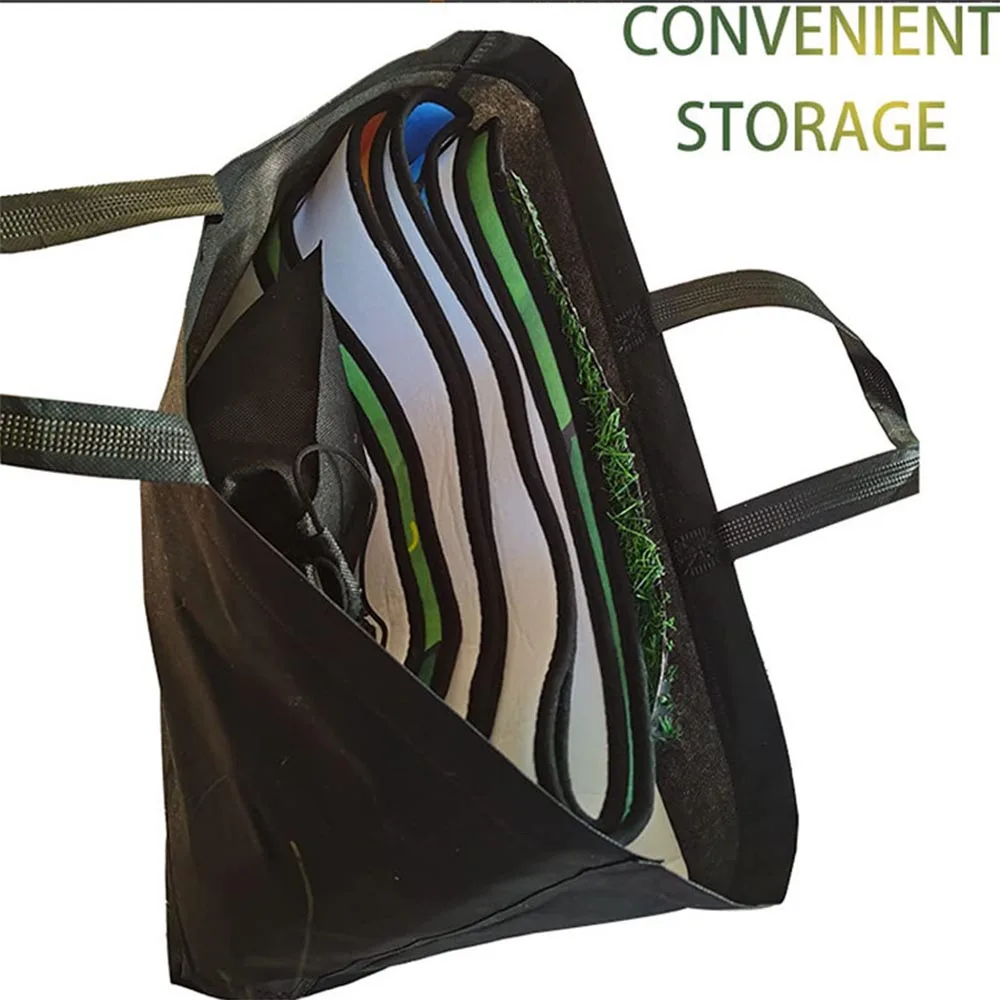 بساط ممارسة أرجوحة الجولف - مجموعة سجادة الضرب الخارجية مع سطح كرة لاصق من القطيفة، مثالية لجميع مستويات المهارات. #3