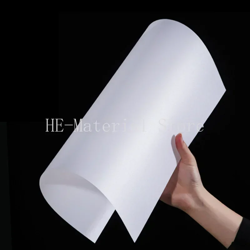 200x300-500x500mm Milky Double-sides Frosted PP Diffuser Sheet/Panel/Plate For LED Light Cover Thick 0.5-3.0mm