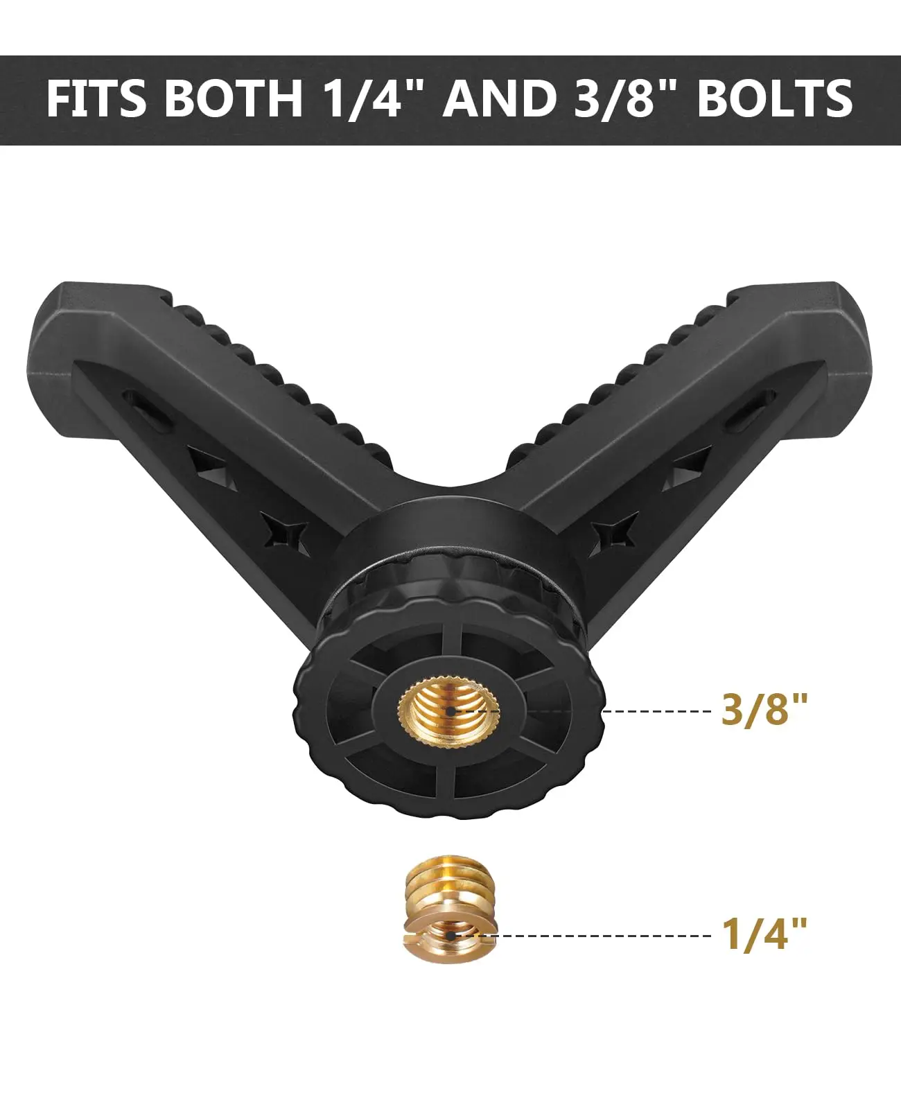 Portable Shooting Rest V Yoke Holder Tripod 360° Rotate For Durable Head Hunting Outdoors