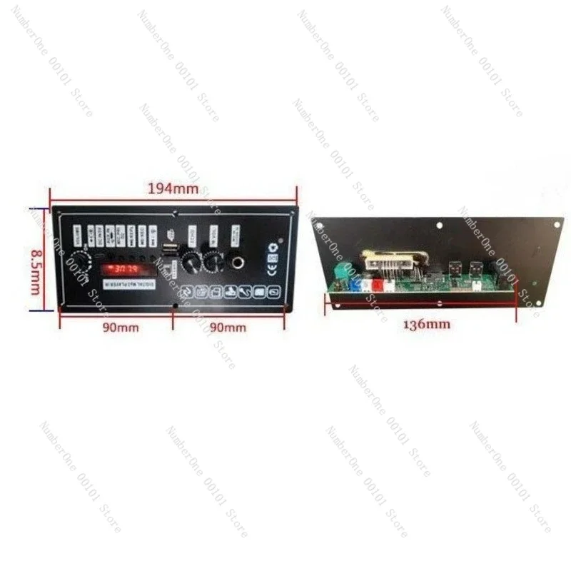 3.7V-803 Bluetooth Speaker Amplifier Board 3.7V Lithium Battery Rechargeable Car DIY Amplifier