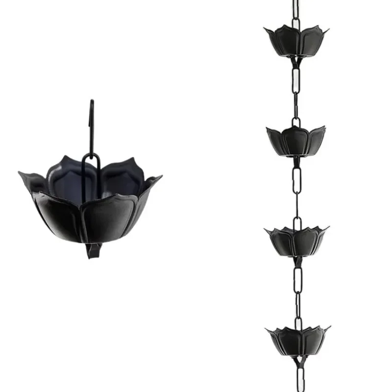 Outdoor drainage chain Villa rain chain, Japanese eaves drainage chain rain chain